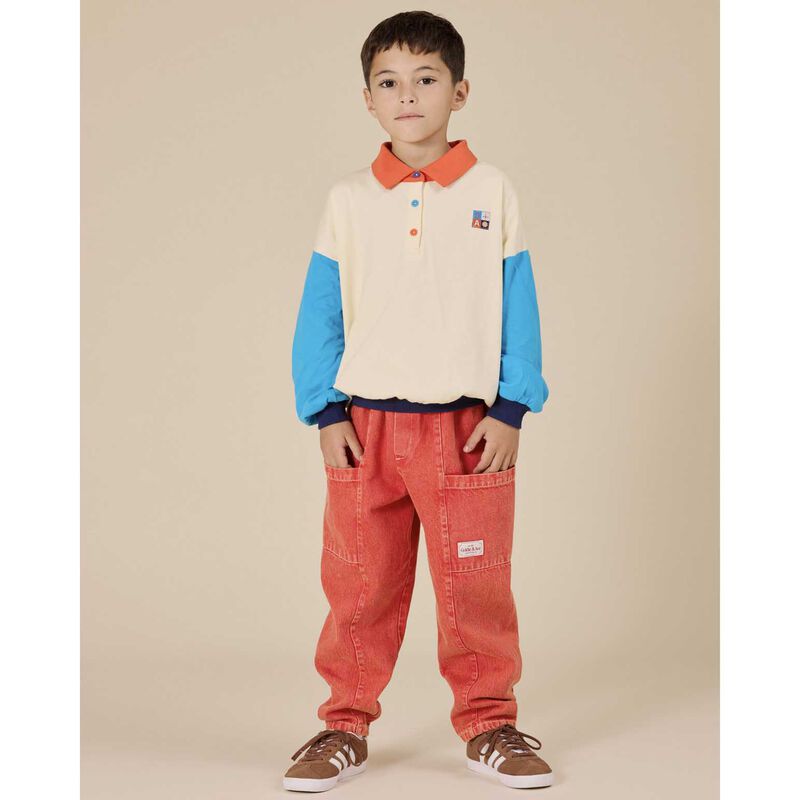 Goldie + Ace Relaxed Rugby Sweat Top 3-5Y image number 1
